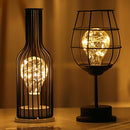 Creative Retro Iron Art Minimalist Table Lamp - What A Decor