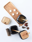 Nordic Style Marble Pattern Ceramic- Spice Jar - What A Decor