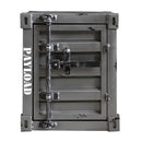 Retro Container Iron Bedside Table with Lock Storage Drawer - What A Decor