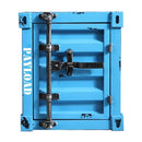 Retro Container Iron Bedside Table with Lock Storage Drawer - What A Decor