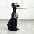 Cool Dog Sculpture Standing Tray - What A Decor