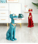 Cool Dog Sculpture Standing Tray - What A Decor
