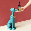 Cool Dog Sculpture Standing Tray - What A Decor