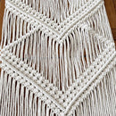 Handmade Macrame Embroidered Table Runner With Tassels Boho and Nordic Style