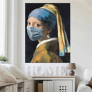 Mona Lisa and Girl with Pearl Earring 2020 Edition ~ Covid Safe