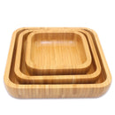 Set of 3 Eco-Friendly Bamboo Dinner Tray