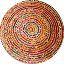 Round Jute and Recycled Cotton Rugs