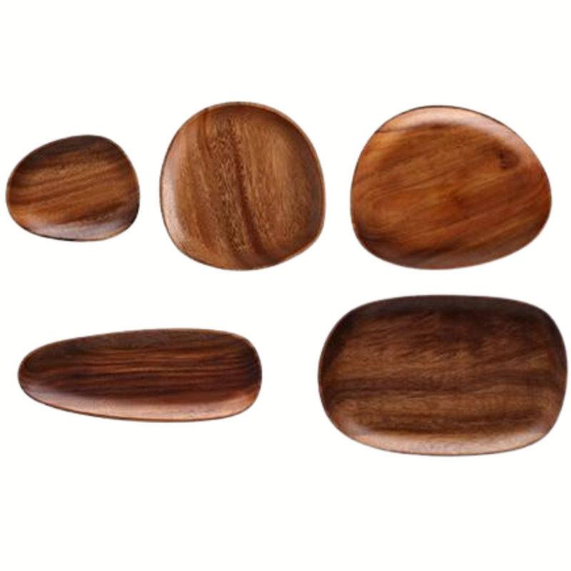 Irregular Wooden Tableware Set - What A Decor