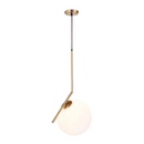 Single Head Ball Glass Chandelier - What A Decor