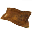 Handmade Teak Square Plates from Bali - What A Decor