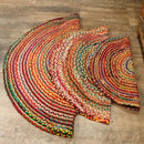 Round Jute and Recycled Cotton Rugs